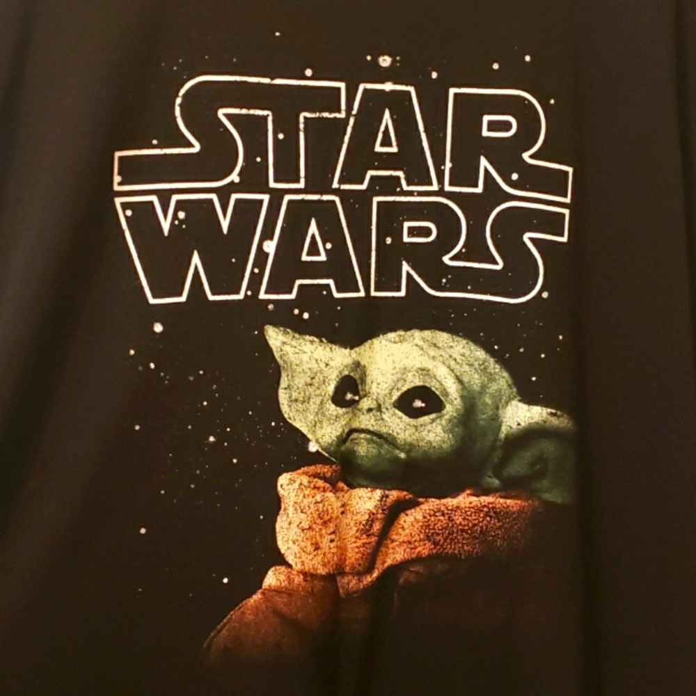 Star Wars Yoda Black Sweat top Women's Plus Size 3X